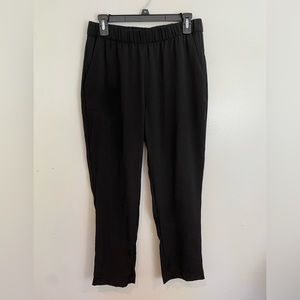 H&M Black Elastic Dress Pants with pockets Size 8